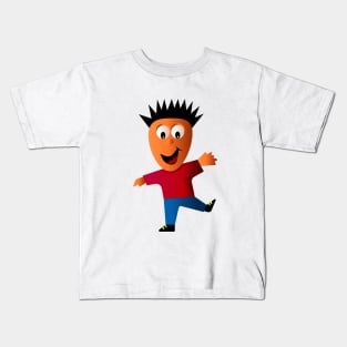 Cartoon funny boy Kids T-Shirt